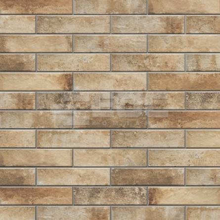 Клинкерная фасадная плитка Stone Piatto Honey 300х74х9