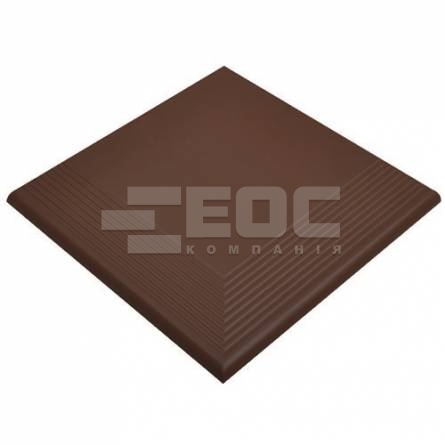 Клинкерная угловая ступень Cerrad гладкая Braz 300x300x11