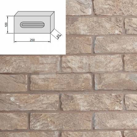 Екатеринославский кирпич ручной формовки Крем NF 250x120x65 