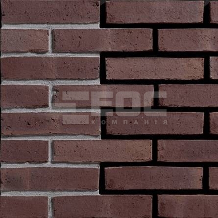 Фасадная плитка ручной формовки Purper Bont Gereduceerd DF 215x20x65