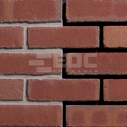 Фасадная плитка ручной формовки Rood Paars Gereduceerd WF 210x20x50