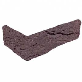 Кутова плитка ручного формування Aubergine WF 210/100х50х20