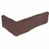 Кутова плитка ручного формування Balmoral Bruin DF 215/100х65х20  