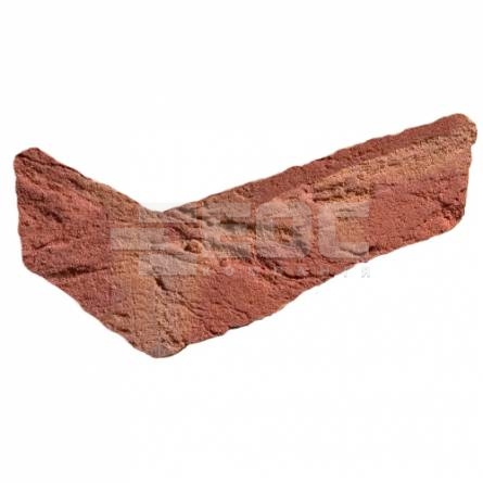 Угловая плитка ручной формовки Rood Boszand Gereduceerd WF 210/100х50х20