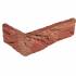 Угловая плитка ручной формовки Rood Boszand Gereduceerd WF 210/100х50х20