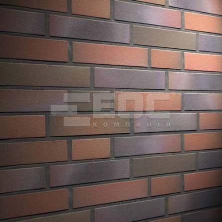 Клинкерная фасадная плитка R385 DF14 240x52x14