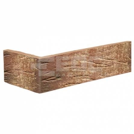 Угловая клинкерная фасадная плитка R690 WDF14 215/100х65х14