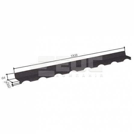 Гребенева стартова MILANO Dark Silver