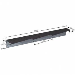 Кожух вітрової дошки правий 368 Dark Silver