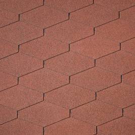 Бітумна черепиця DiamantShield 10 Tile Red