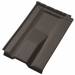 Вентиляційна керамічна черепиця Z10 темно-коричнева ангобована