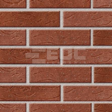 Клинкерный кирпич Керамейя Рустика Рубин 13 250х120х65 пустотность 36%