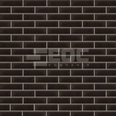 Клинкерная фасадная плитка 17 Onyx Black 250x65x10