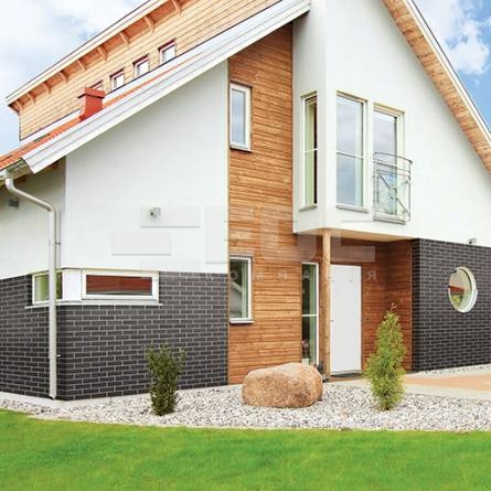 Клінкерна фасадна плитка King Klinker 18 Volcanic Black 250x65x10