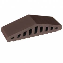 Профільна цегла для огорожі 03 Natural Brown 310/250х100х78