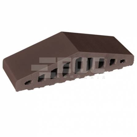 Профильный кирпич для ограждений 03 Natural Brown 310/250х100х78 