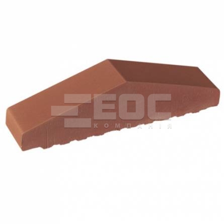 Профильный кирпич для ограждений полнотелый 01 Ruby-Red 310/250х65х78 