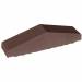 Профильный кирпич для ограждений полнотелый 03 Natural Brown 310/250х65х78 