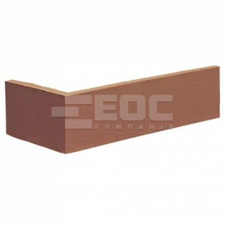 Угловая клинкерная плитка King Klinker 01 Ruby Red 250/120х65х10