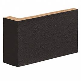 Кутова клінкерна плитка King Klinker 18 Volcanic Black 120/35х65х10