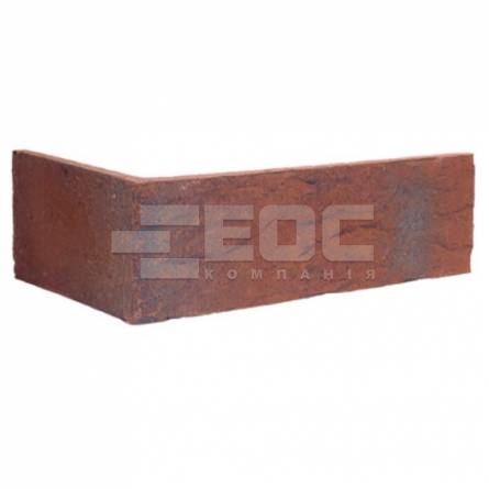 Кутова клінкерна плитка King Klinker HF08 Deep Purple 115/240х71х10