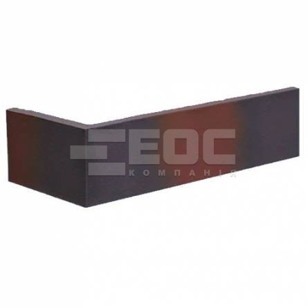 Кутова клінкерна плитка King Klinker LF03 Iron clay 240/115х52х14