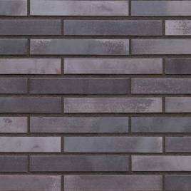 Клинкерная фасадная плитка King Klinker LF18 Obsidian shadow 490x52x14
