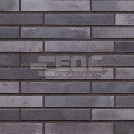 Клинкерная фасадная плитка King Klinker LF18 Obsidian shadow 490x52x14