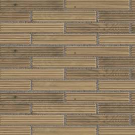 Клинкерная фасадная плитка Paradyz Carrizo Wood MIX структурная матовая 66х400х11