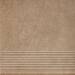 Клінкерна сходинка проста Paradyz Mattone Sabbia Brown 300х300х8,5