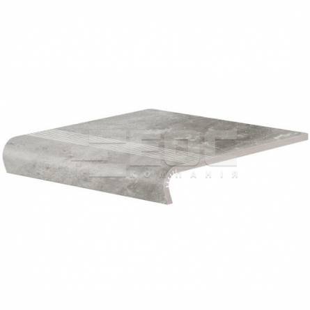 Клинкерная ступень с капиносом Cerrad Piatto Gris
