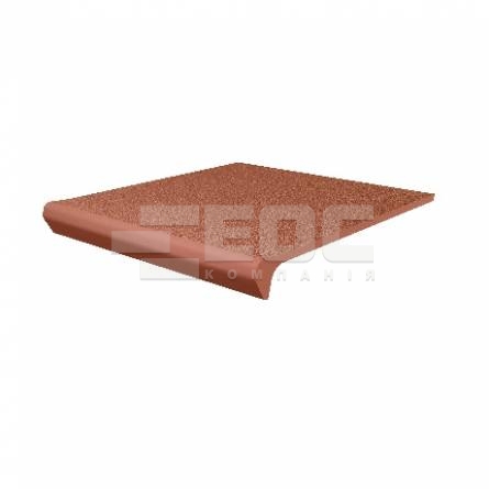 Клінкерна сходинка з капіносом проста Paradyz Sundown Cotto 300х330х38