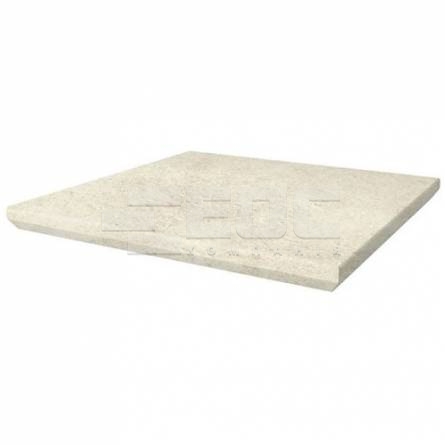 Клинкерная угловая ступень с капиносом Scandiano Beige 330х330х38 Paradyz