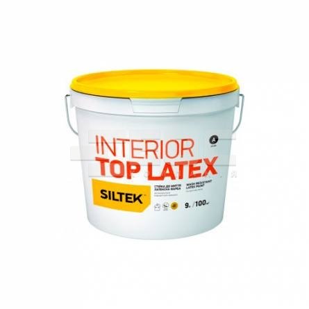 Краска латексная стойкая к мытью Siltek Interior Top Latex База А
