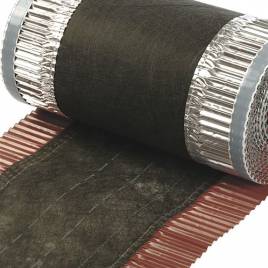 Коньковая вентиляционная лента Vent-Roll 300 RAL 8012