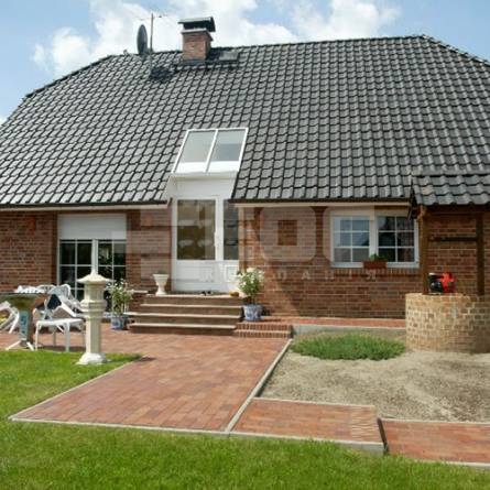 Тротуарна клінкерна бруківка 04 Rotbraun Bunt 200x65x52