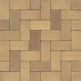 Тротуарная клинкерная брусчатка 06 Hellbraun Bunt 200x100x40
