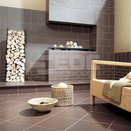 Клинкерная фасадная плитка Paradyz Natural Brown Duro структурная 245х65х7 