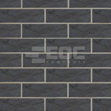 Клинкерная фасадная плитка Paradyz Semir Grafit структурная 245х65х7