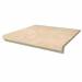 Клинкерная ступень с капиносом простая Scandiano Beige 300х330х38 Paradyz