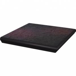 Клинкерная угловая ступень с капиносом структурная Semir Rosa 330х330х38 Paradyz