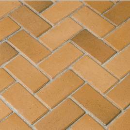 Тротуарная клинкерная брусчатка Penter Husum Gelbbunt 200x100x45
