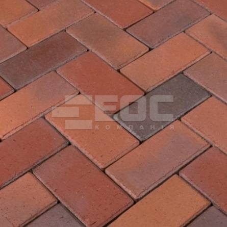 Тротуарная клинкерная брусчатка Penter Mediterrano 200x100x52