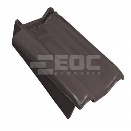 Боковая левая керамическая черепица Piemont Тобаго глазурованная
