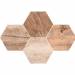 Плитка Stargres Grey Wind Antracite Mosaic Hexagon Rect 283x408x10