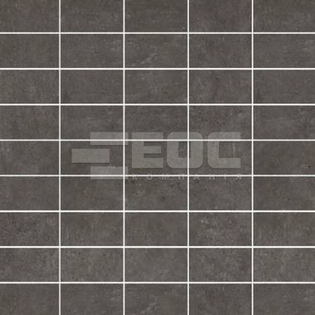 Плитка Stargres Grey Wind Antracite Mosaic Rectangles Rect 300x300x10