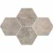 Плитка Stargres Grey Wind Dark Mosaic Hexagon Rect 283x408x10