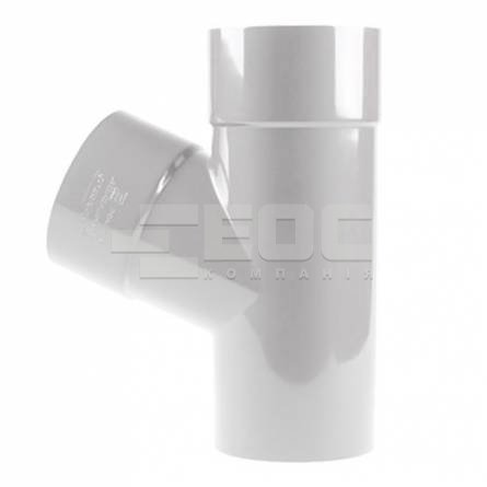 Тройник редукционный 60° PROFIL75 RAL 9016