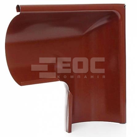 Поворот желоба RAIKO 90° наружный 125, RAL 8004