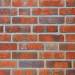 Фасадная плитка ручной формовки Wasserstrich пестрый огненный NF 240x14x71